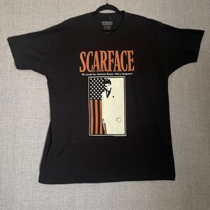 Scarface Movie Shirt Extra Large Orange He Loved The American Dream Vengence